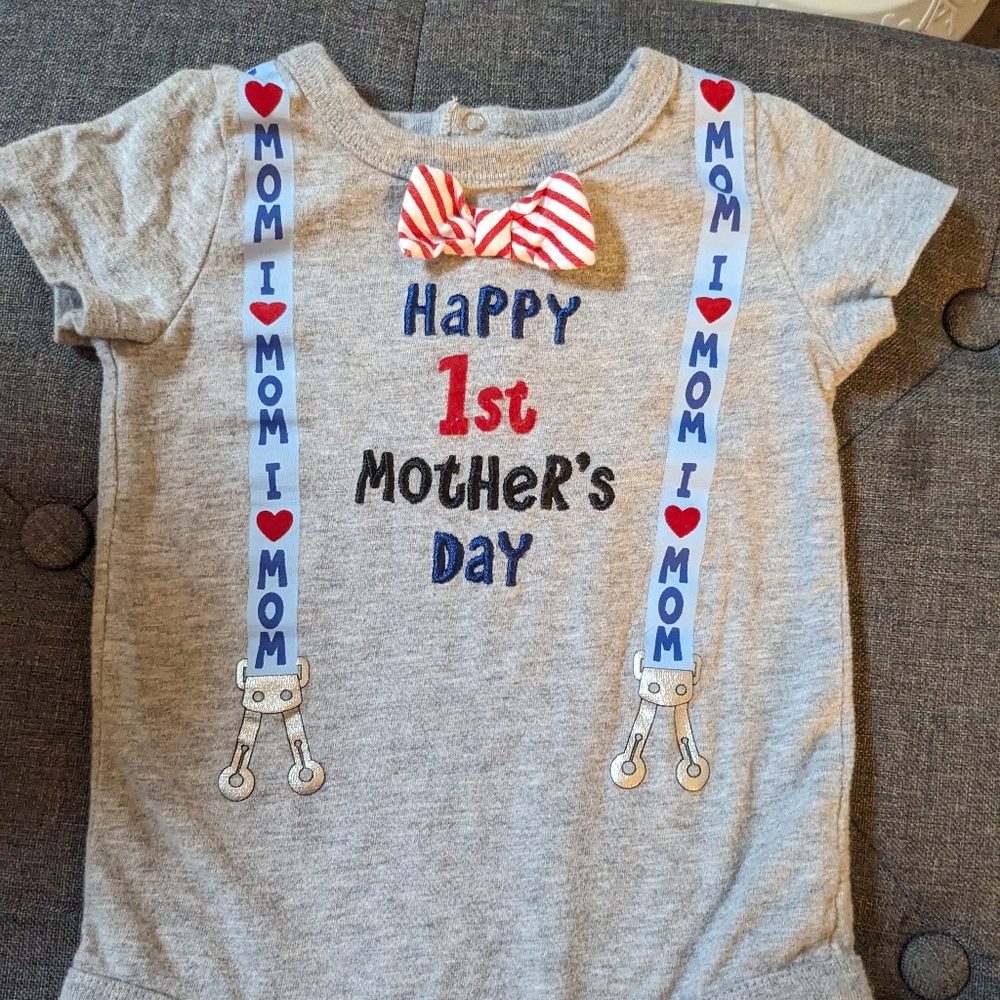 Koala Kids * My First Mother's Day Bodysuit * 1st Mom Mommy * 9 Months * New